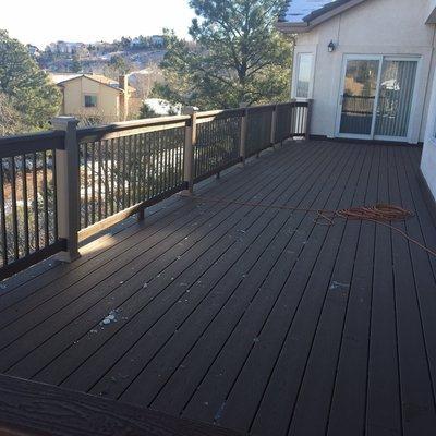 Deck remodeling