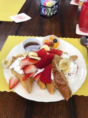 I think Grace Place's French toast with bananas and strawberries may be addictive. It is for me!