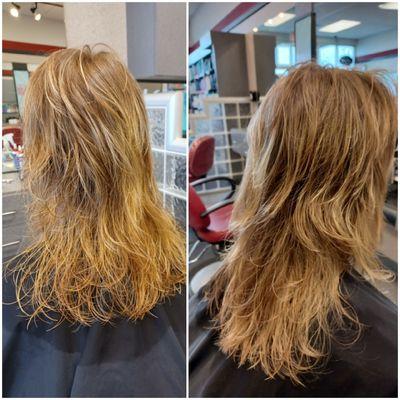 Haircut and Color
