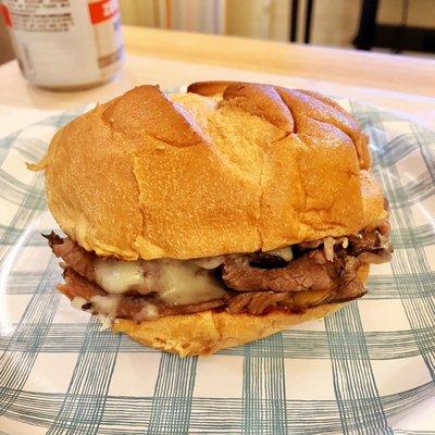 Steakhouse Garlic Ribeye Sandwich