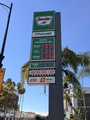 Yes, great prices... even on racing fuel!