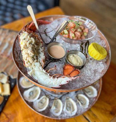 Seafood tower