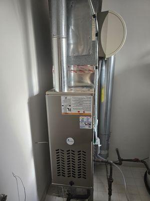 A new furnace! Stay warm.