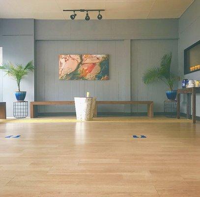 lobby/west wing of yoga studio