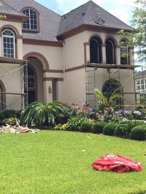 Helping homeowner get back into there home after fire