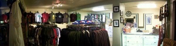 Part screen print shop and Part retail shop