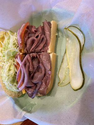 Roast Beef and Cheese