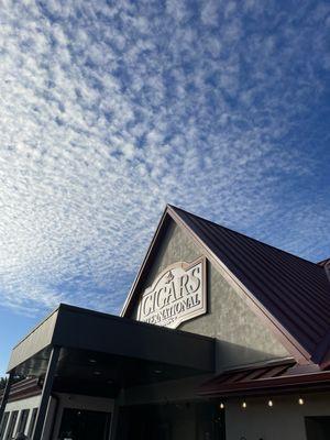 Cigar international front of building