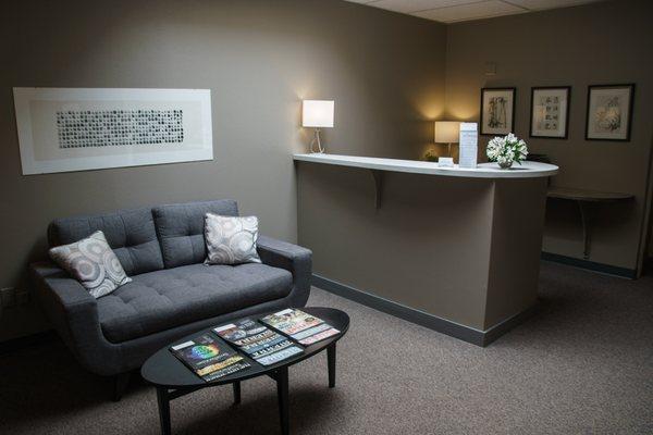 Beautiful, peaceful waiting area