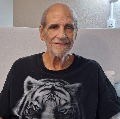 My bed bound husband.