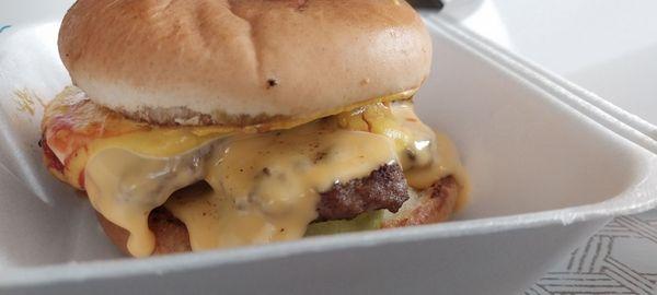 The Beast Burger a simple but great Burger with more options to add if you want