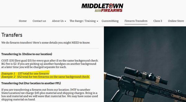 Middletown Firearms
