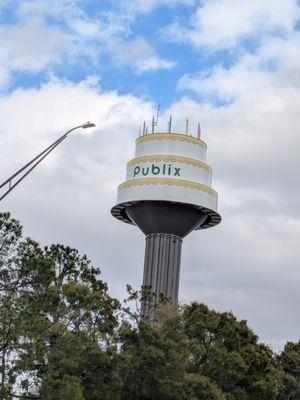 Publix Cake Water Tower