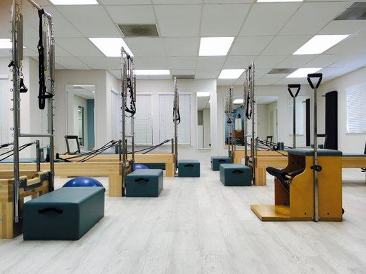 Balanced Body Equipment for total body training.