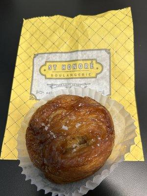 some complicated name that starts with a k and is two words. it's a glazed croissant basically
