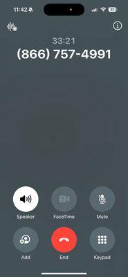 So I'm still on hold....