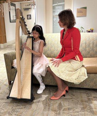 Harpist and Pianist Larisa Smirnova