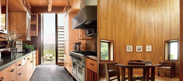 Interior Danish oil stain work.