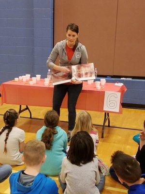 We do dental health presentations!