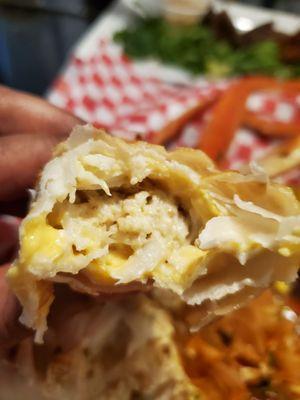 Inside of the Egg Roll Crab