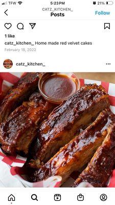 BBQ Ribs only