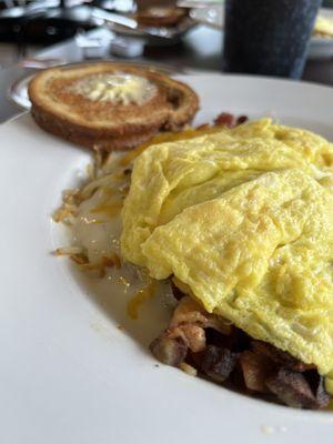 Vlore hash stack with cinnamon toast