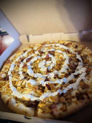 Chicken Bacon Ranch Pizza