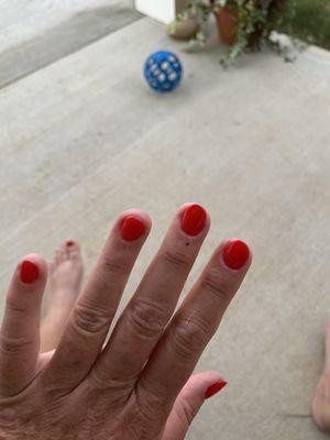 Mani and Pedi. October 2023