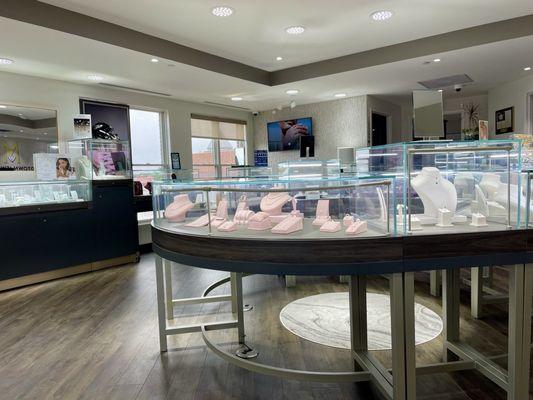 Inside / Interior of shop - on 2nd floor; locked for security, very nicely appointed interior set up, decor and displays, friendly staff