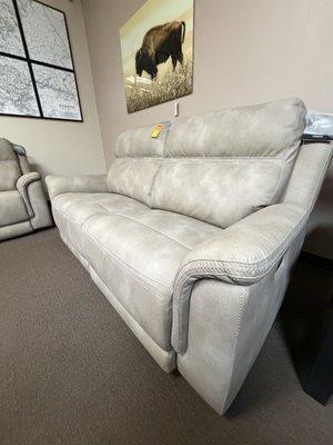 Zero Gravity Power Reclining Sofa with power headrest at Quality Furniture