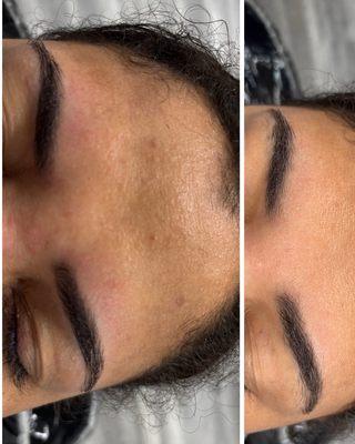 Eyebrows threading