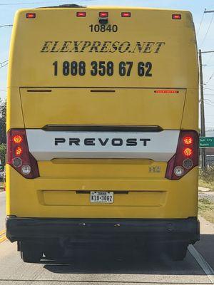 This is the bus that cut us off and almost caused a serious accident.