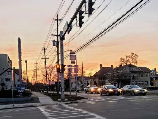 Looking West on W. 5th St. in Downtown Jamestown
