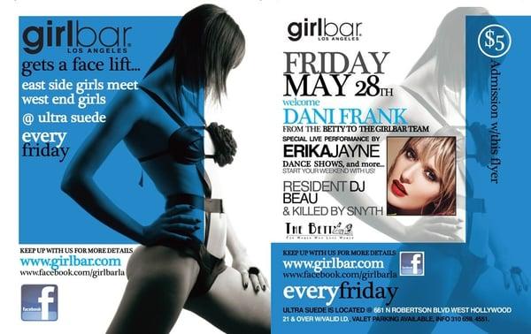 Girl Bar & The Betty Fridays @ Ultra Suede