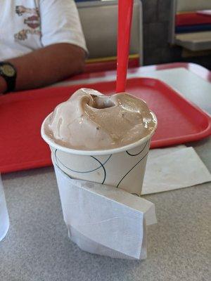Chocolate Snickers shake