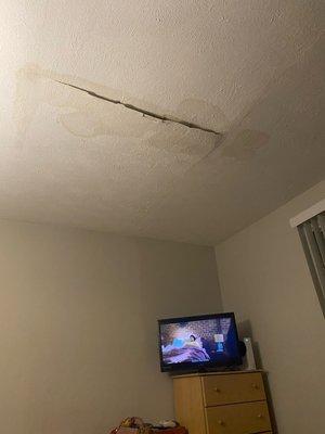 Ceiling leaks when it rains