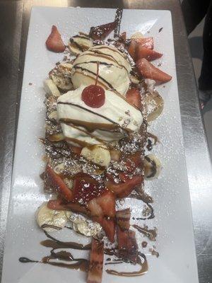 Banana Split French Toast
