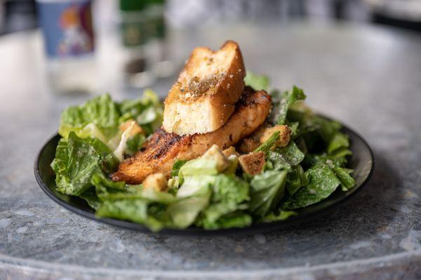 Caesar Salad with Salmon