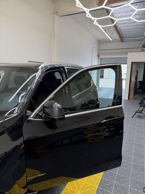 BMW in for Ceramic 35% on the front windows!