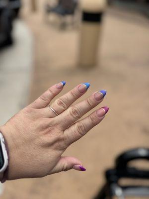 My latest nail design by Tina