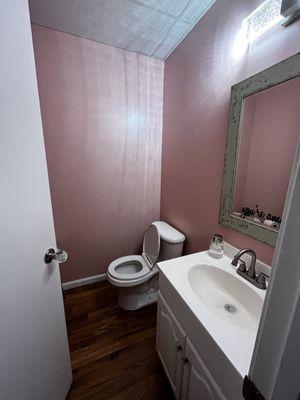 The bathroom