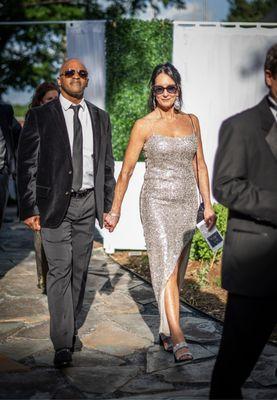 Your guests will make a grand entrance on the property.