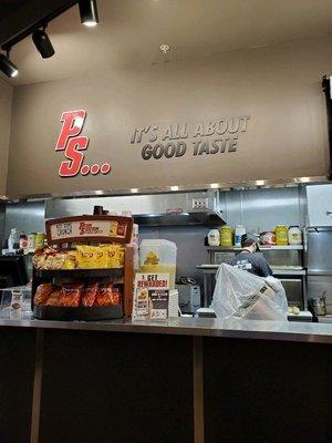 Penn Station ordering counter