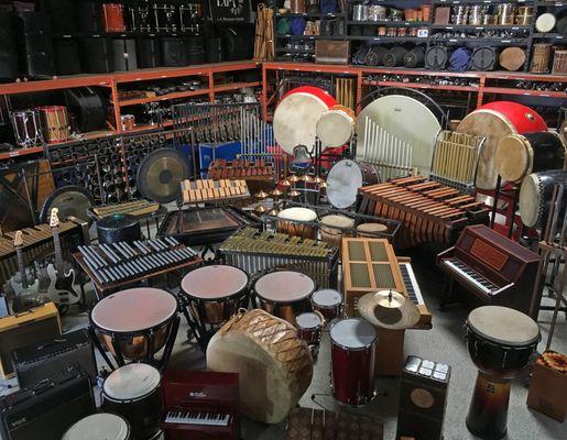 LA Percussion showroom