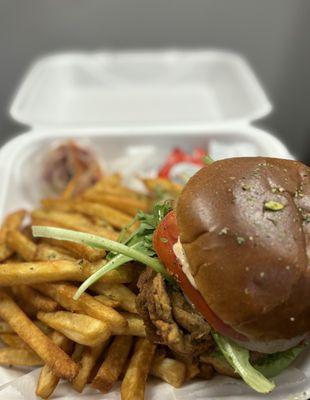 Vegan Mushroom Burger