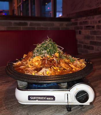 NEW MENU ALERT  
Spicy Squid & Pork w/ Seasoned Rice balls!!!!