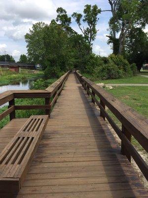 boardwalk by river
