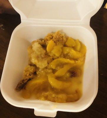 Gotta take home some peach cobbler