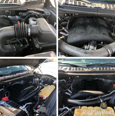 Engine Bay Before/After