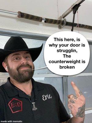 Your door won't lift? Here's why.